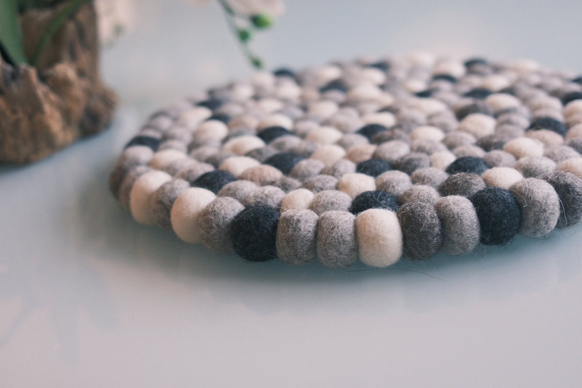 40cm Round Natural Rug