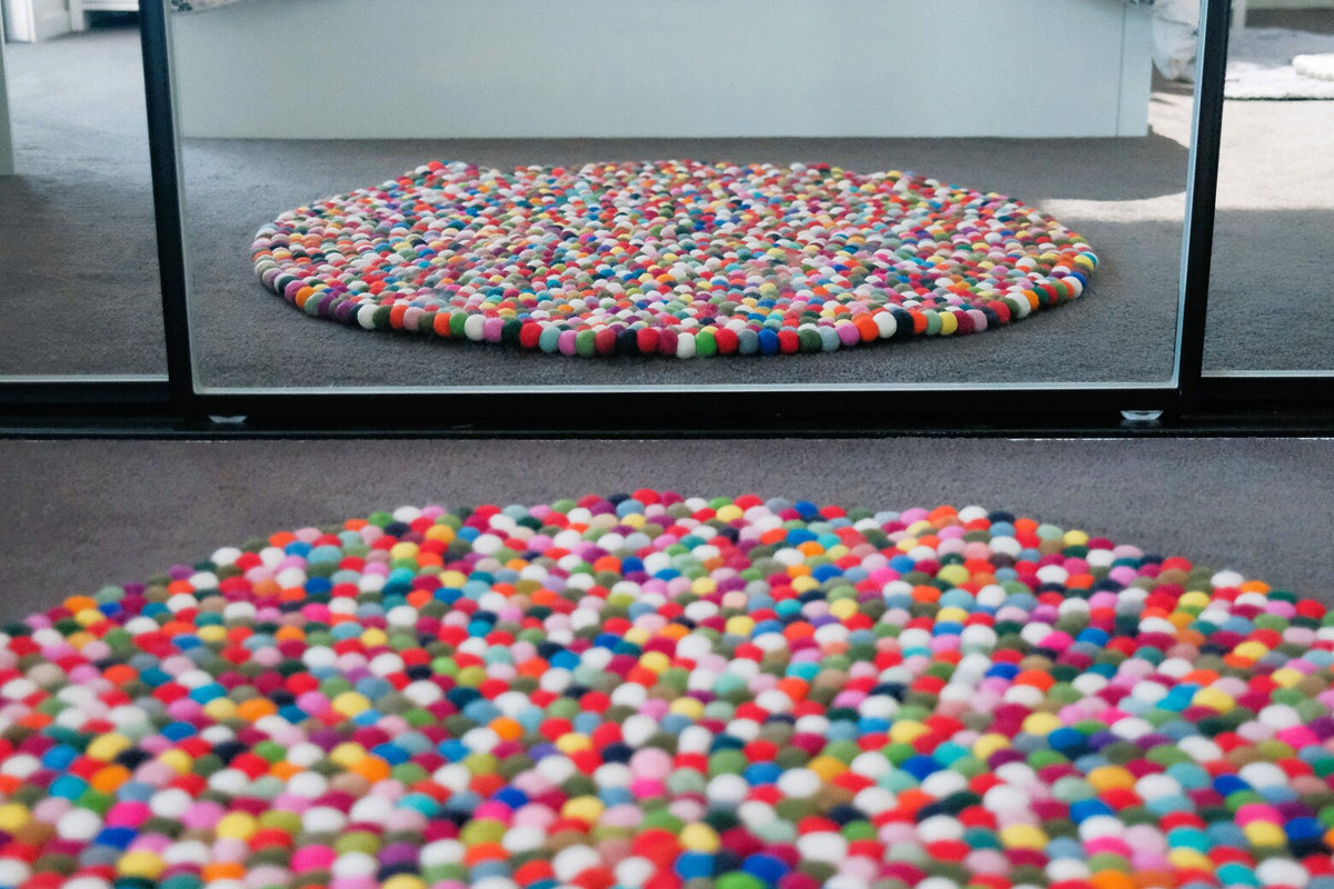 100 CM Multi Colored Rugs