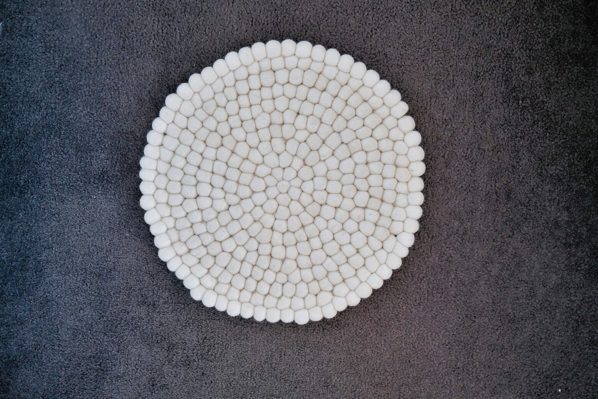 40cm Round Customized Colored Rug
